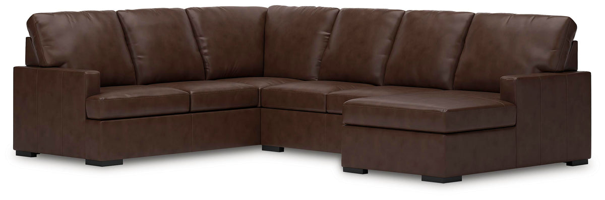 McDowlan sectional, 3-Piece Sectional with Chaise · Right-Facing Chaise · 97 × 128 × 41 in, view 1