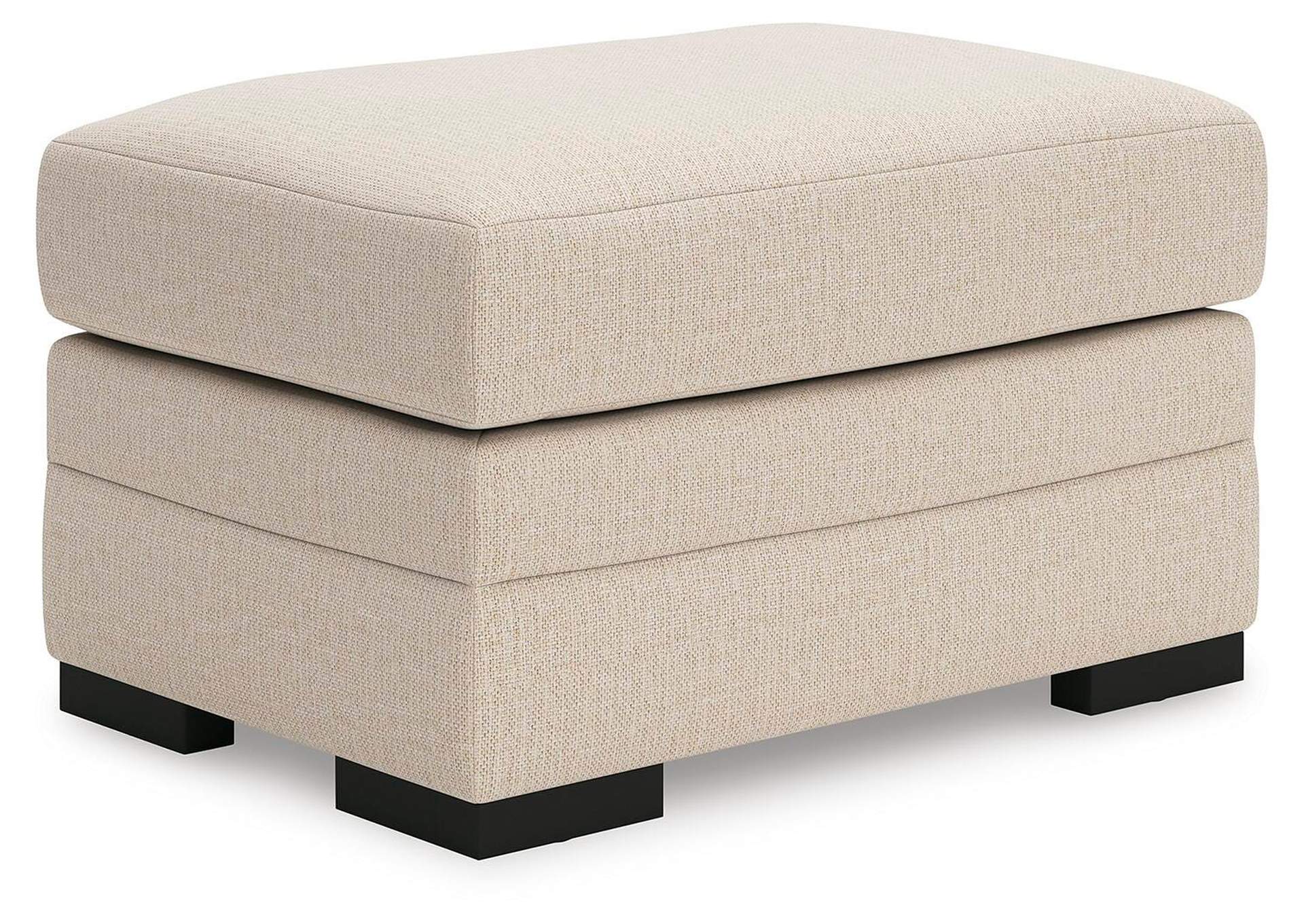 Lango Chair and Ottoman angled view
