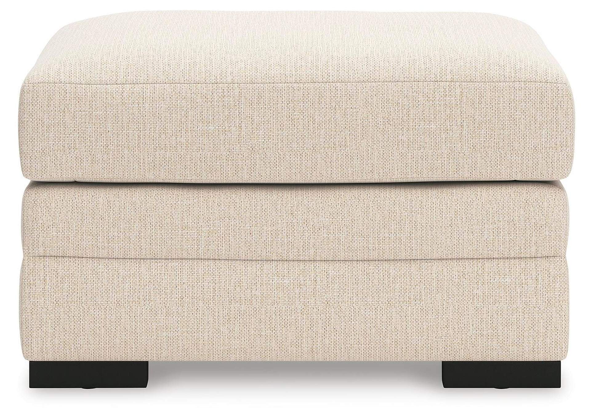 Lango Chair and Ottoman front view