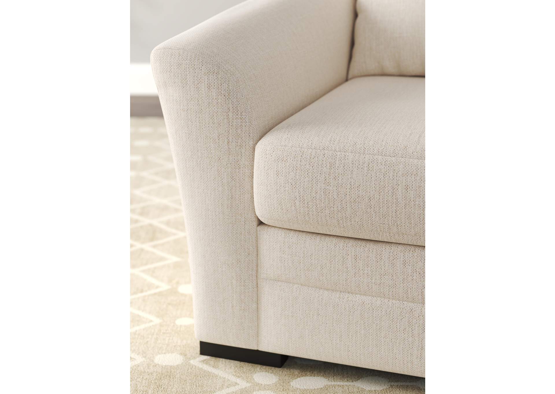 Lango Chair and Ottoman detail
