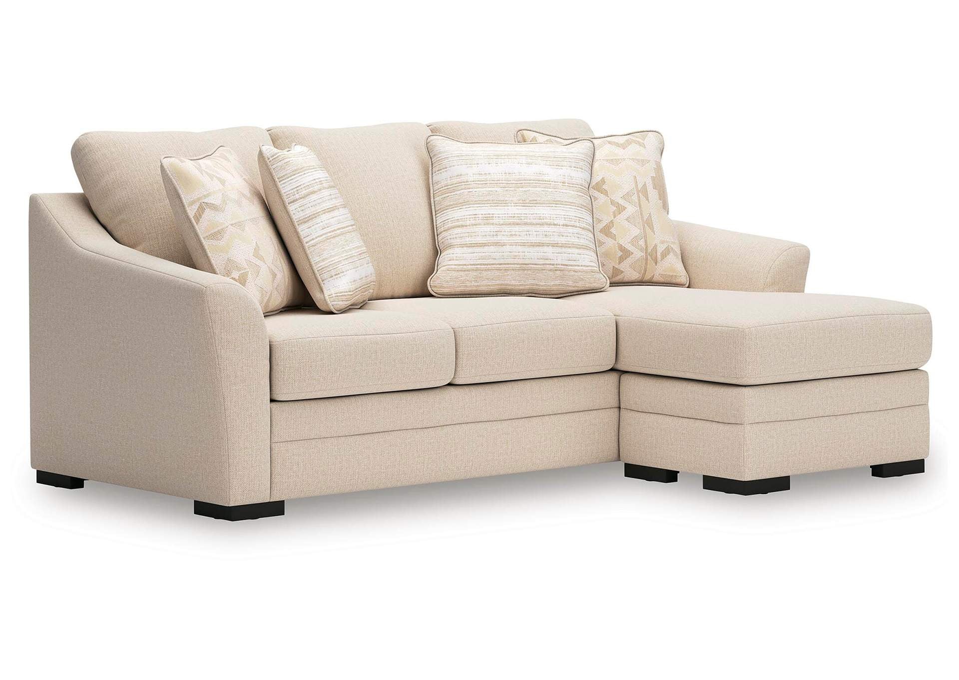 Lango Queen Sofa Chaise Sleeper angled view