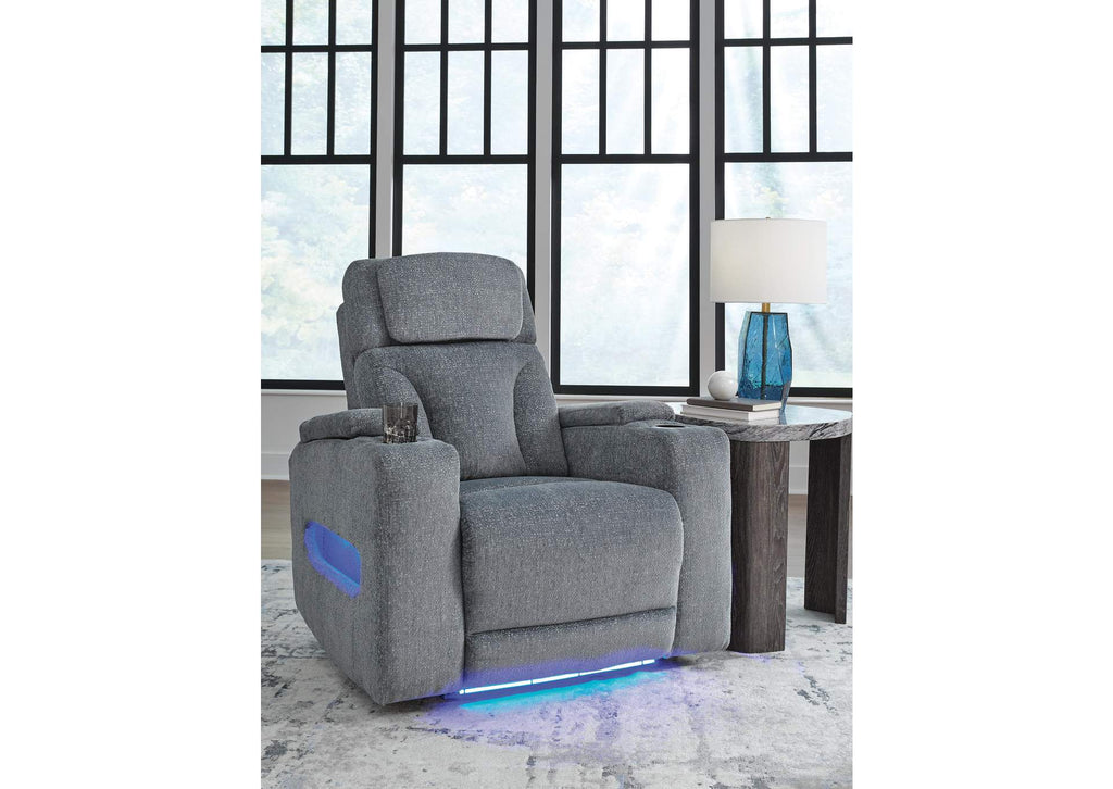 Studio Cave Power Recliner angled view