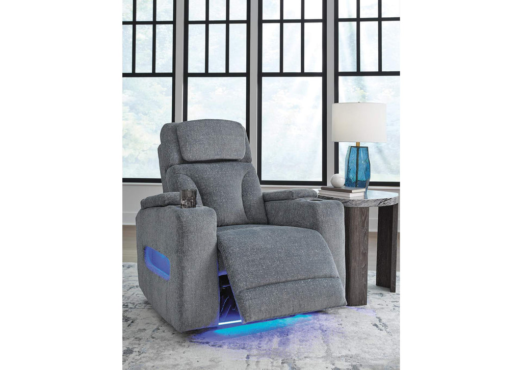 Studio Cave Power Recliner angled view