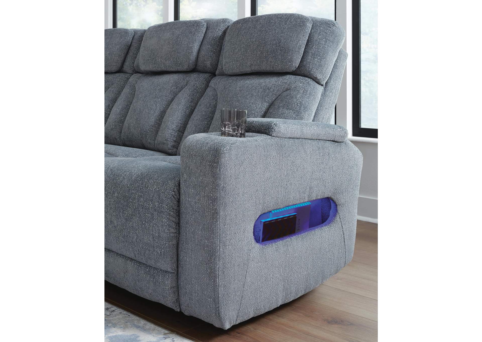 Studio Cave Power Reclining Sofa detail