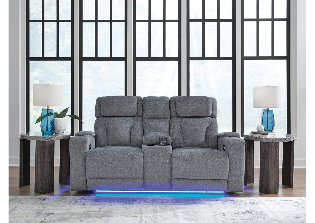 Studio Cave Power Reclining Loveseat with Console