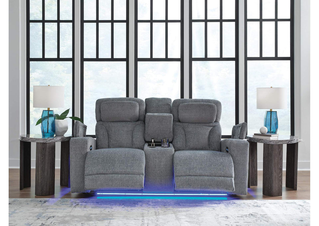 Studio Cave Power Reclining Loveseat with Console