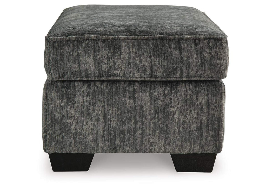 Lonoke Sofa, Loveseat, Chair and Ottoman side view