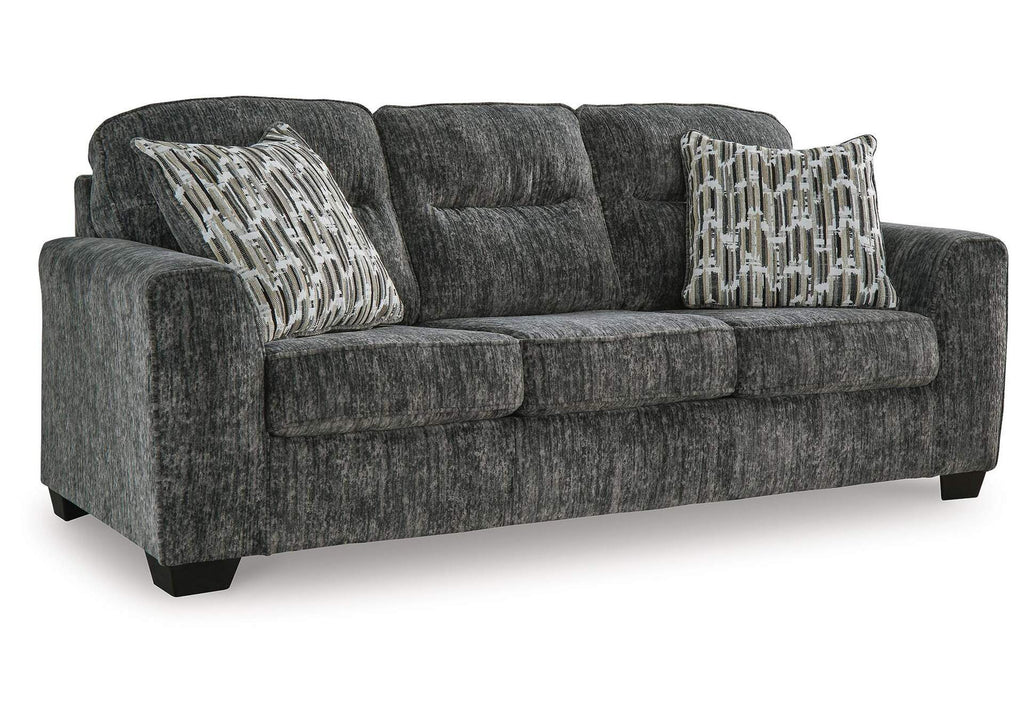 Lonoke Sofa, Loveseat, Chair and Ottoman angled view