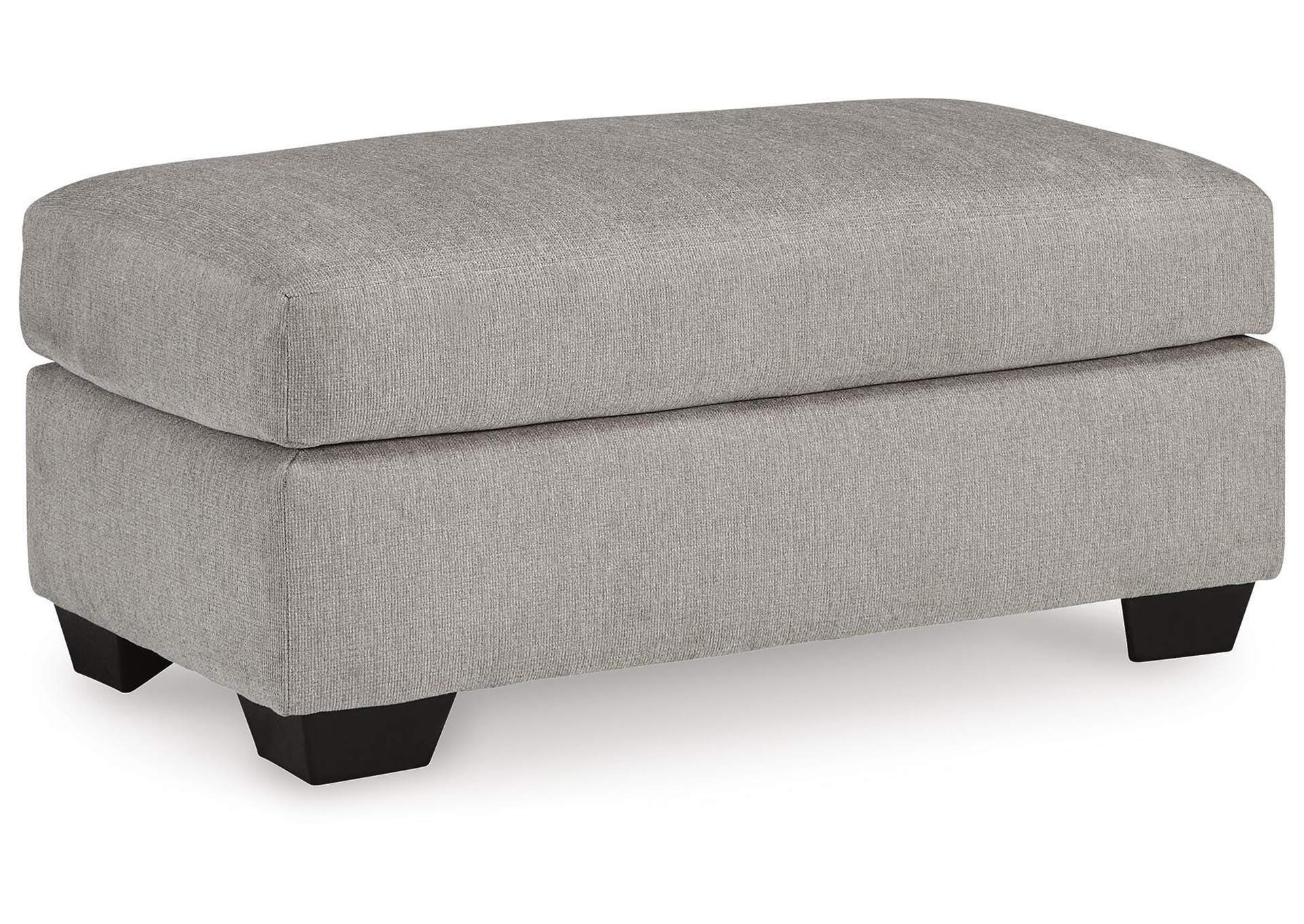 Avenal Park Chair and Ottoman angled view