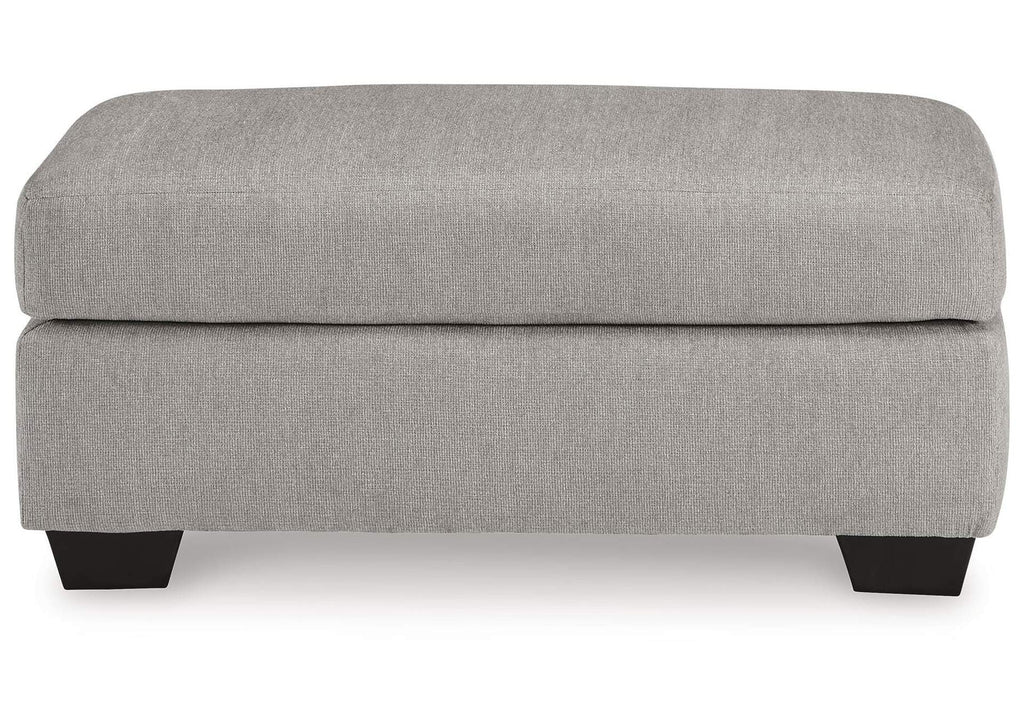 Avenal Park Chair and Ottoman front view