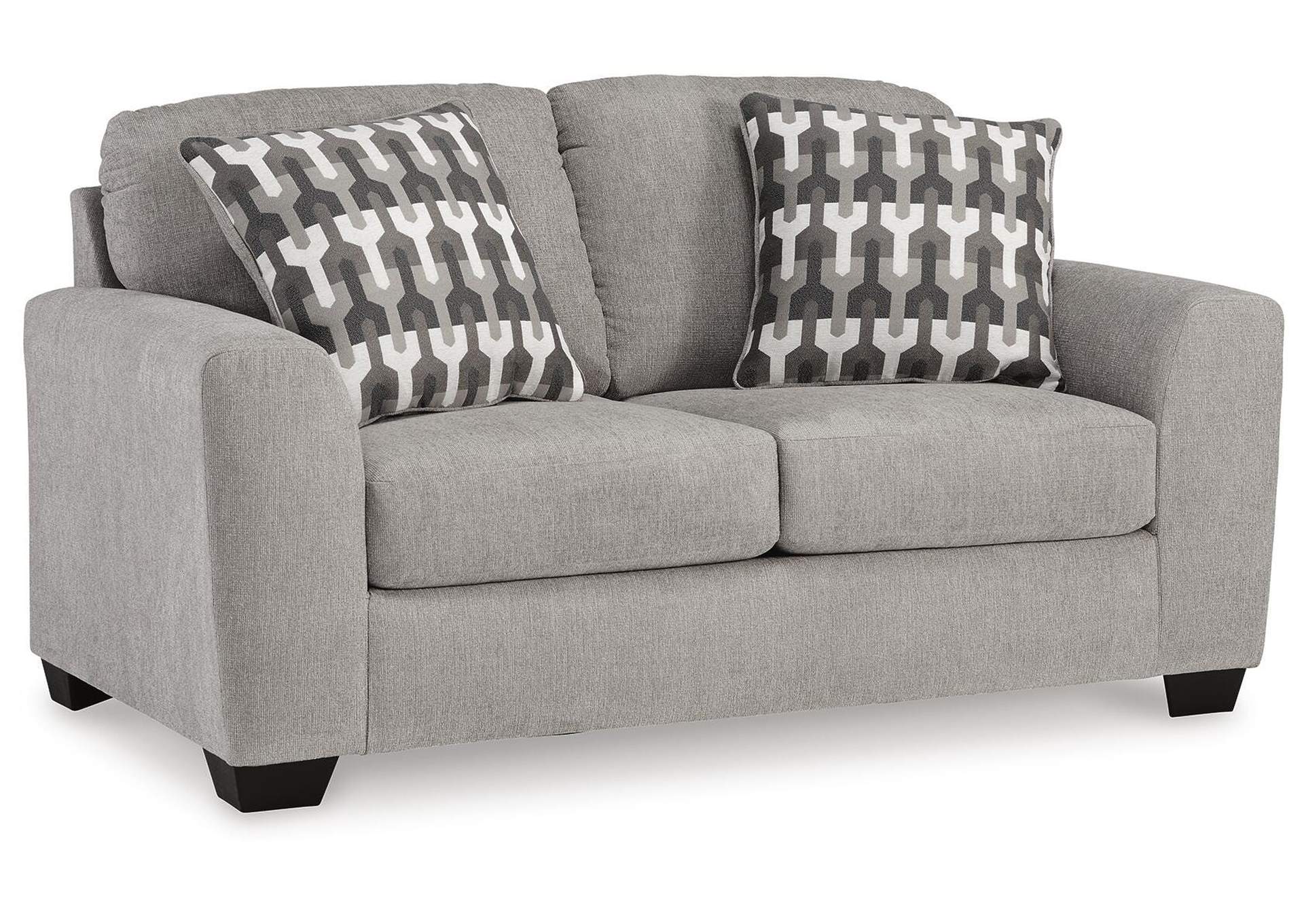 Avenal Park Loveseat angled view