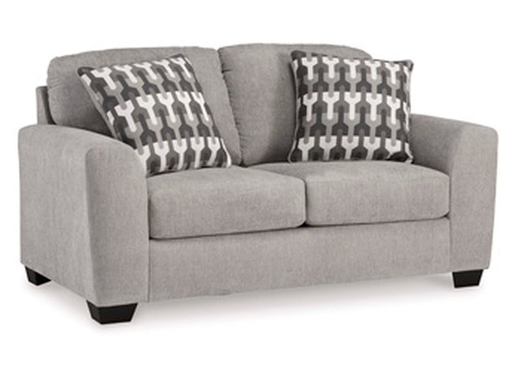 Avenal Park Loveseat angled view