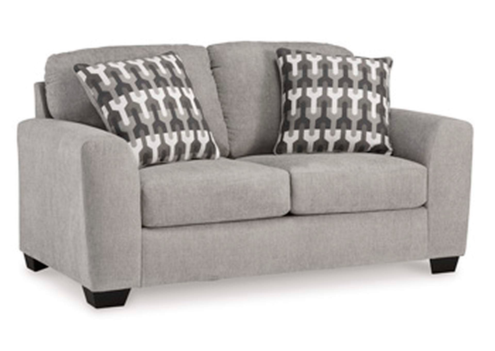 Avenal Park Loveseat angled view