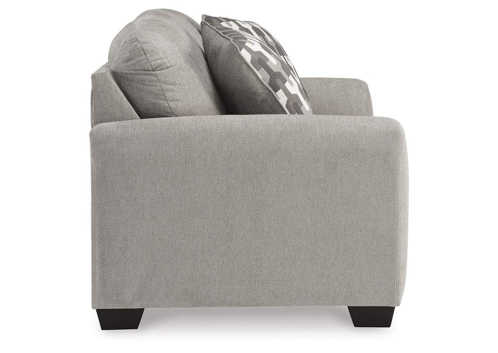 Avenal Park Sofa, Loveseat, Chair and Ottoman side view