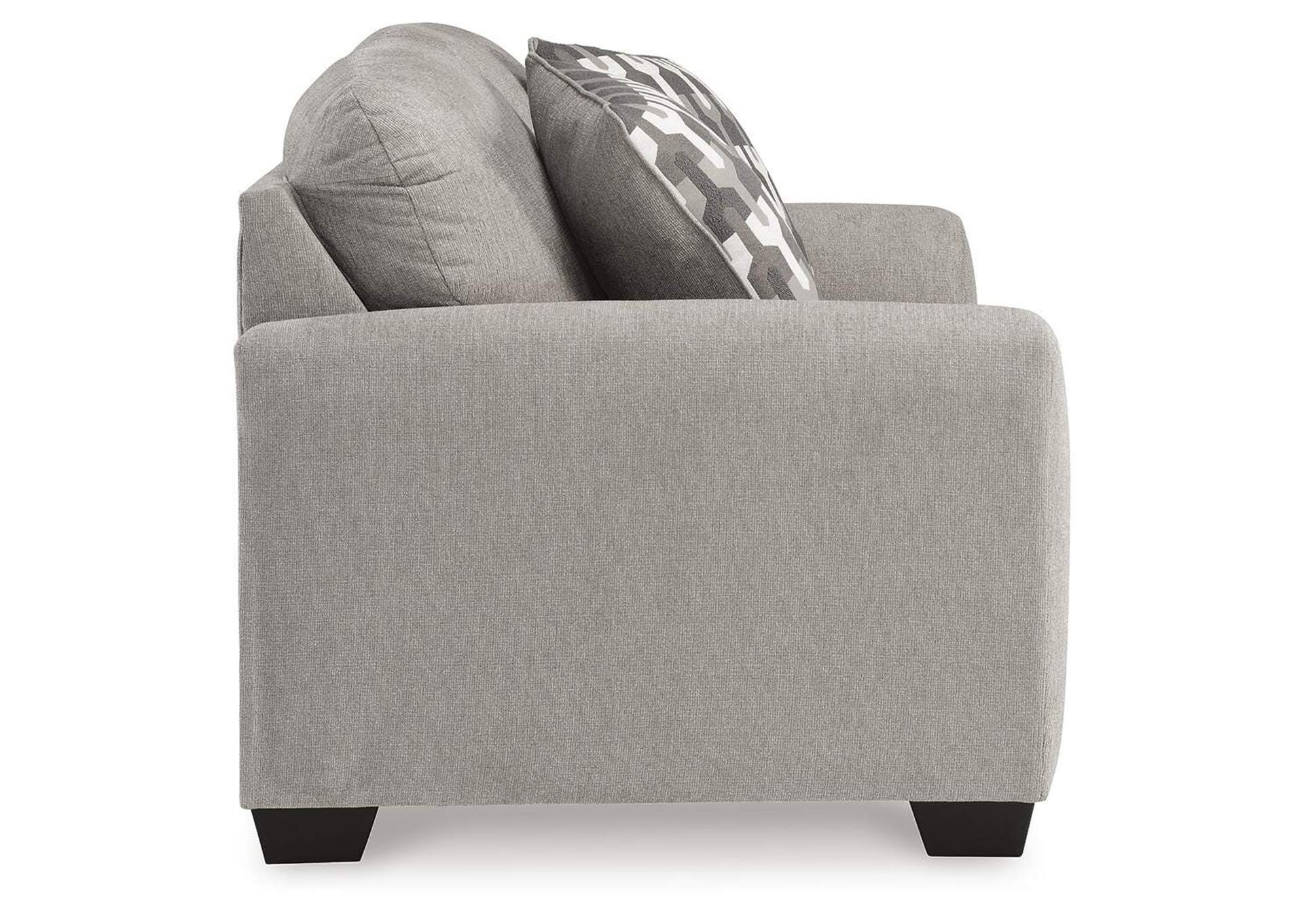 Avenal Park Sofa, Loveseat, Chair and Ottoman side view