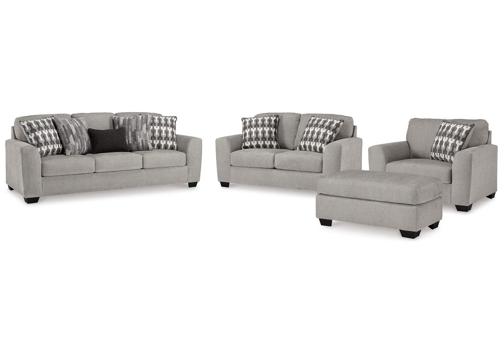 Avenal Park Sofa, Loveseat, Chair and Ottoman