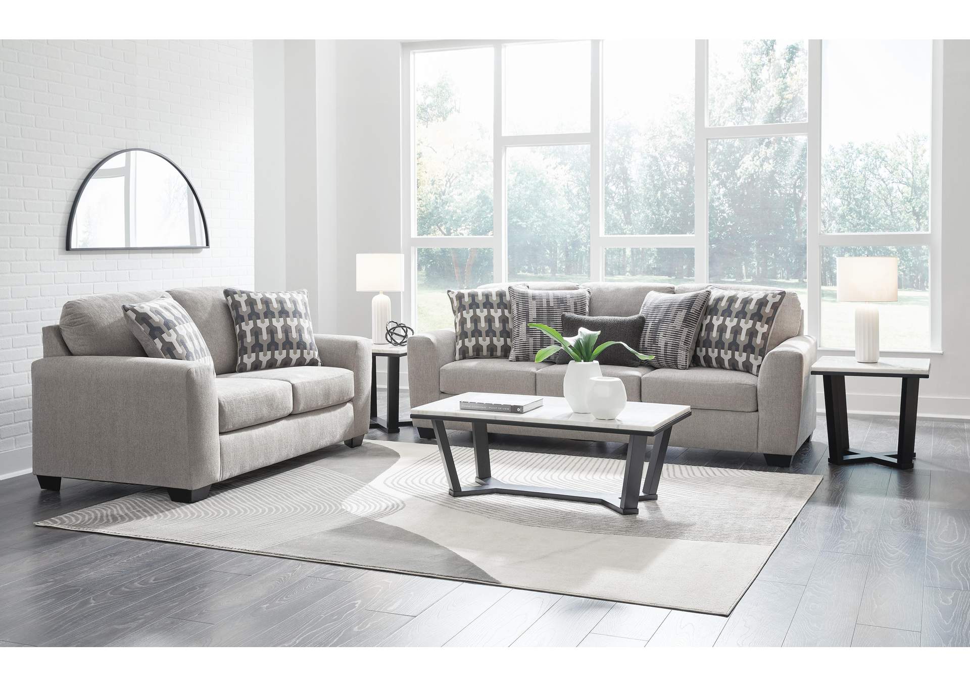 Avenal Park Sofa and Loveseat
