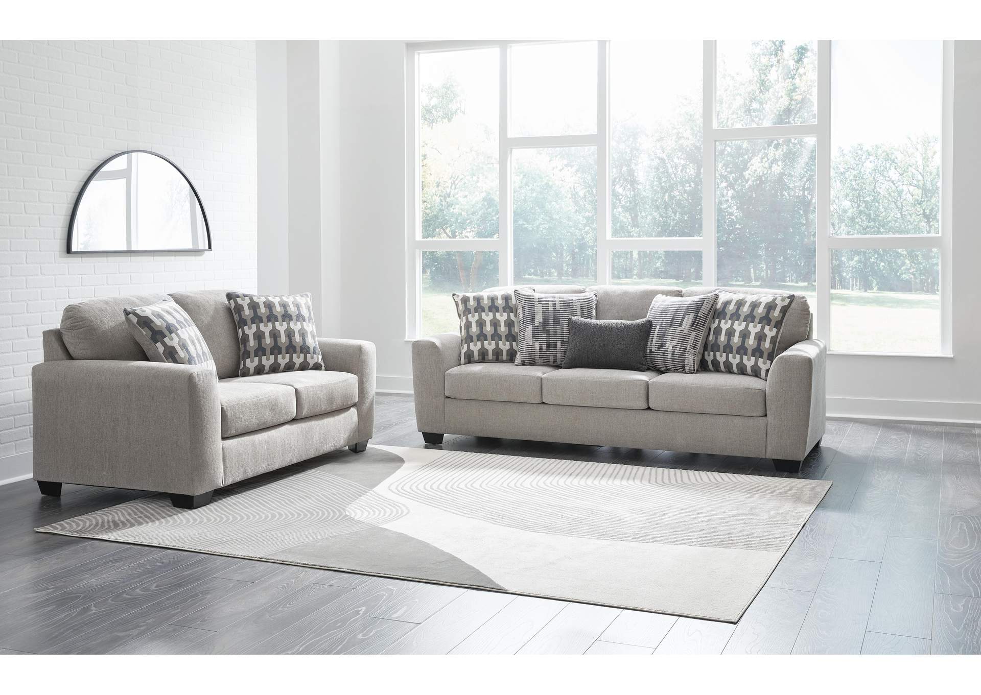 Avenal Park Sofa, Loveseat, Chair and Ottoman