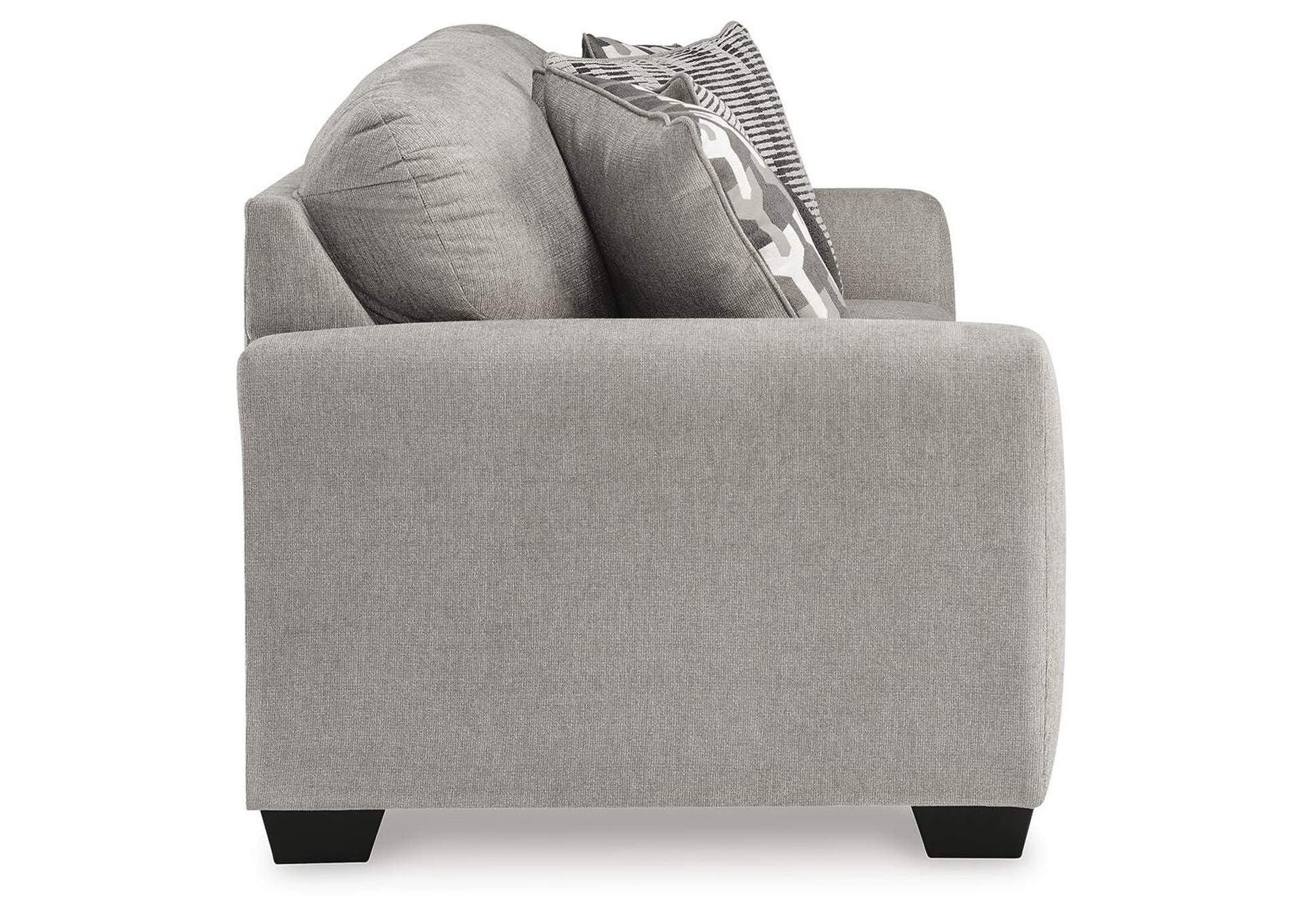 Avenal Park Sofa, Loveseat, Chair and Ottoman side view