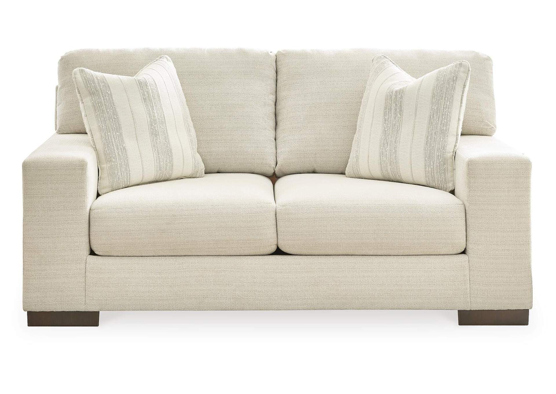 Maggie Sofa, Loveseat, Chair and Ottoman front view