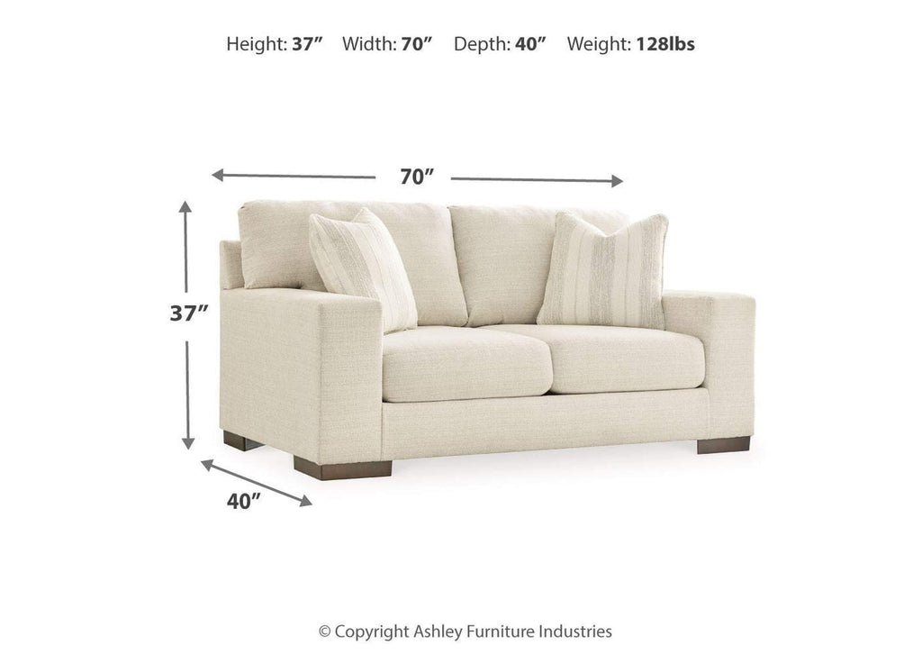 Maggie Loveseat dimensions