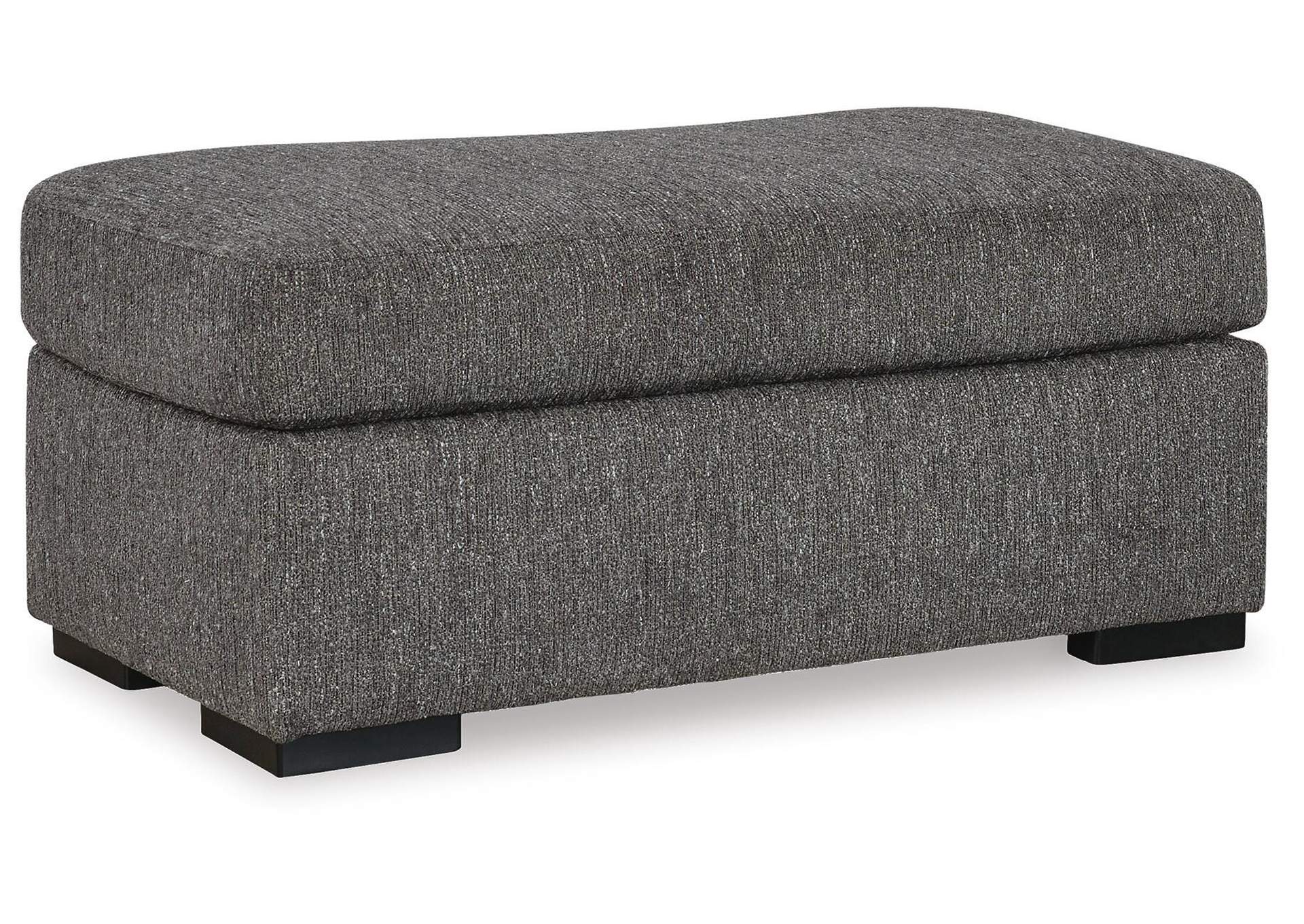 Gardiner Sofa Chaise with Ottoman angled view