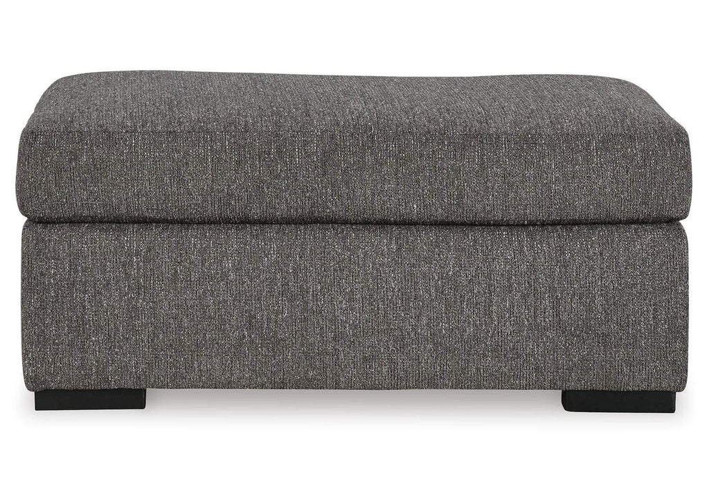 Gardiner Sofa Chaise with Ottoman front view