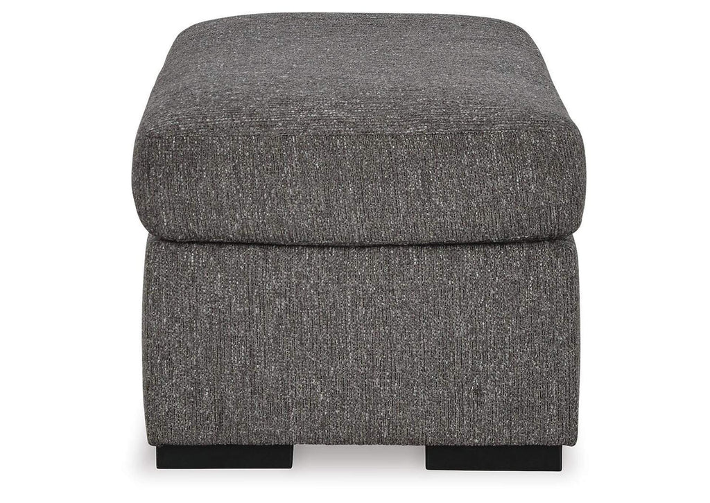 Gardiner Chair and Ottoman side view
