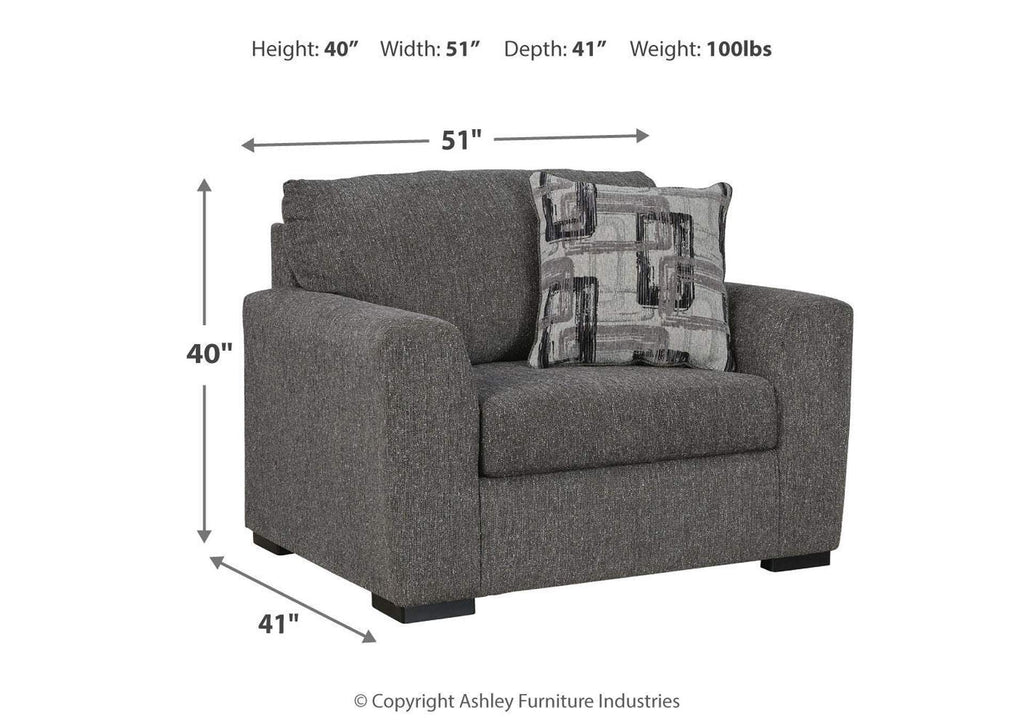 Gardiner Oversized Chair dimensions