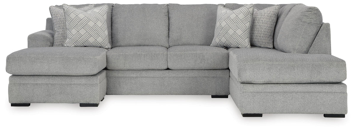 Casselbury sectional, 2-Piece Sectional with Chaise · Right-Facing Chaise · 124 × 86 × 40 in, view 3