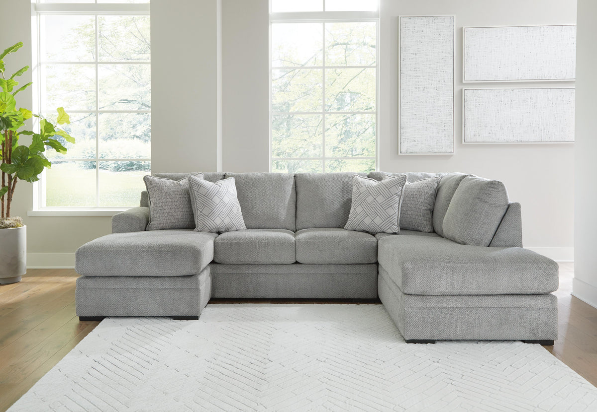 Casselbury sectional, 2-Piece Sectional with Chaise · Right-Facing Chaise · 124 × 86 × 40 in, view 2
