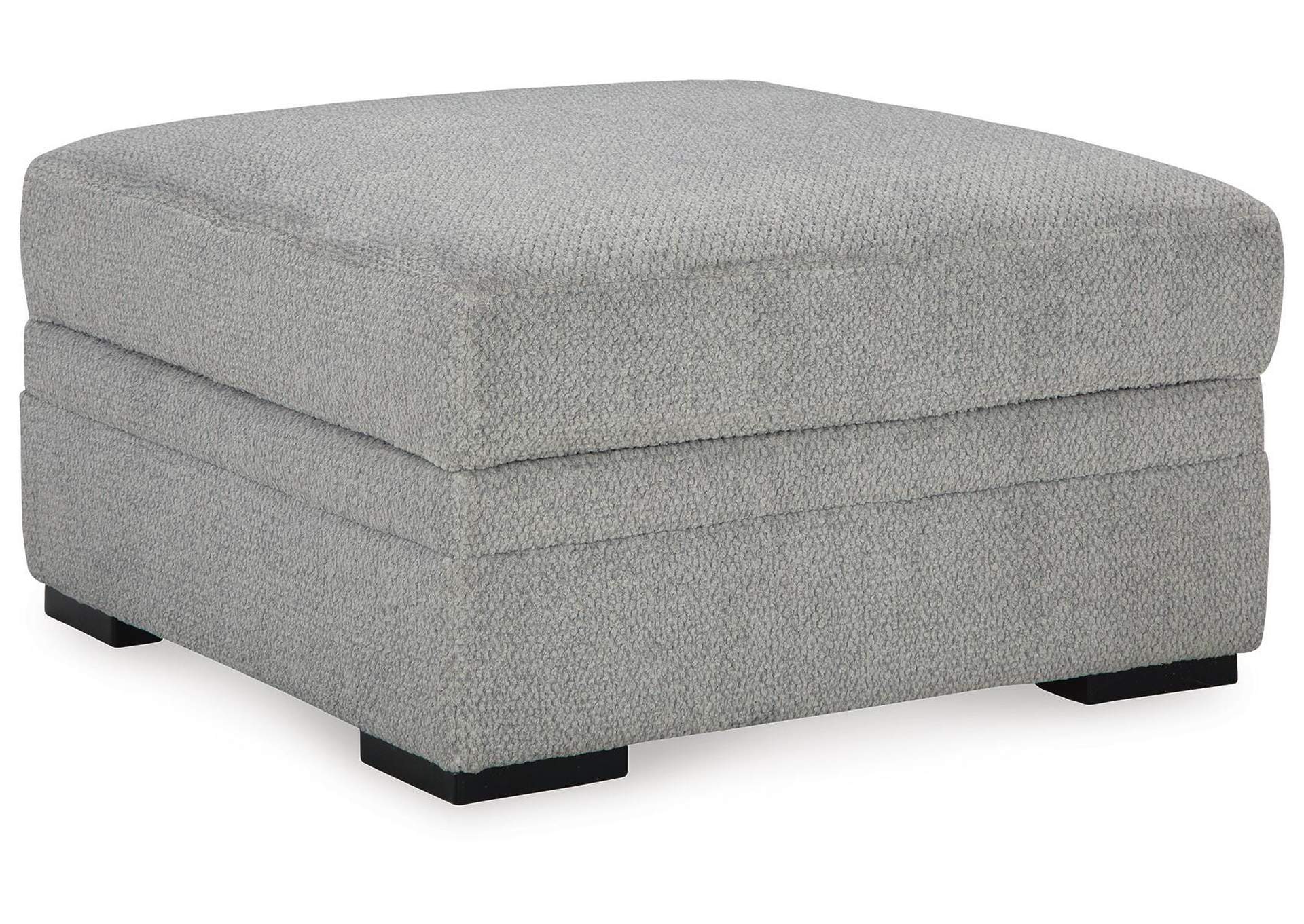 Casselbury Chair and Ottoman angled view