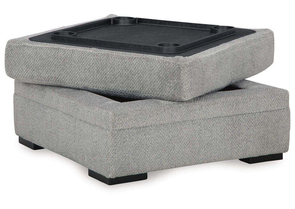Casselbury Ottoman With Storage angled view
