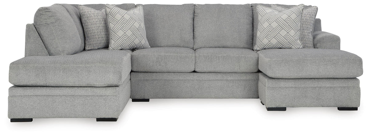Casselbury sectional, 2-Piece Sectional with Chaise · Left-Facing Chaise · 124 × 86 × 40 in, view 3