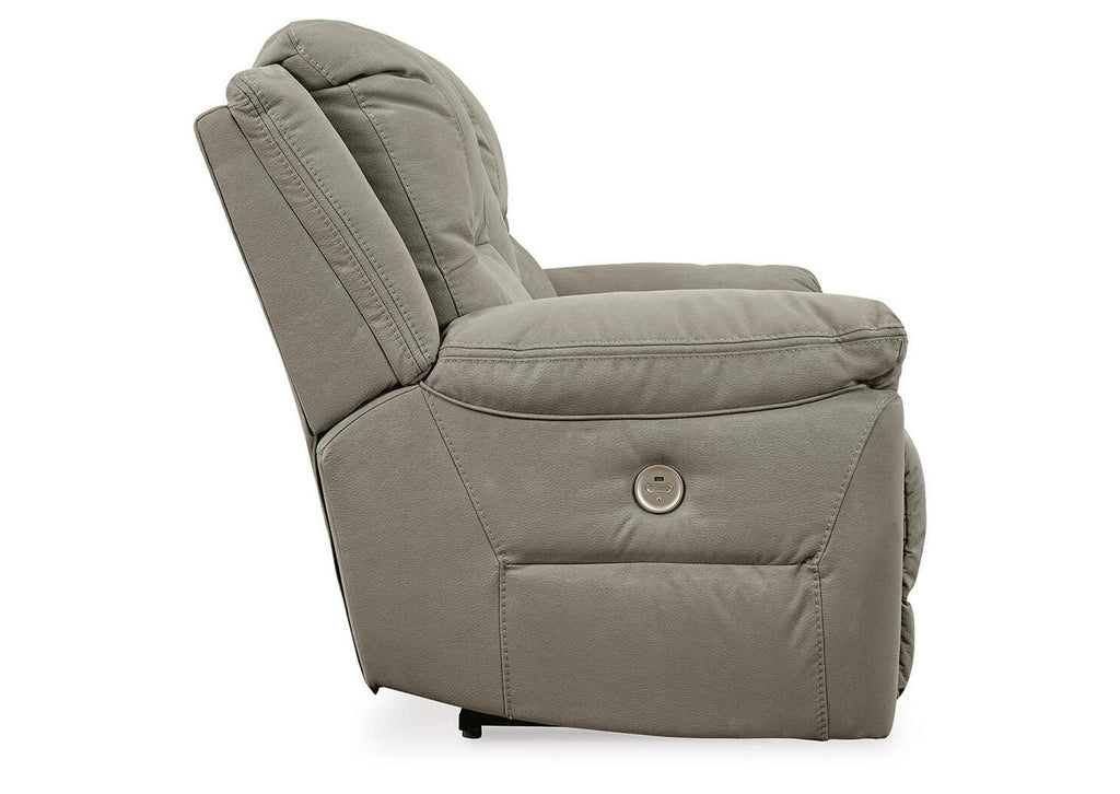Next-Gen Gaucho Power Reclining Loveseat with Console side view