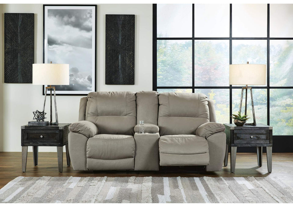 Next-Gen Gaucho Reclining Loveseat with Console