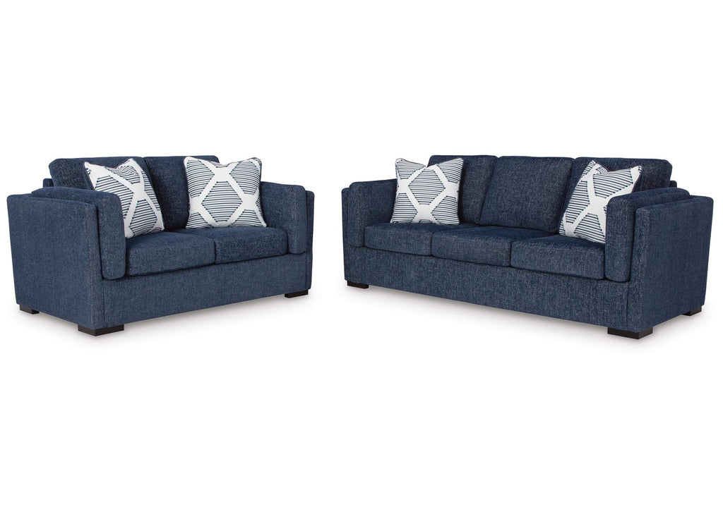 Evansley Sofa and Loveseat