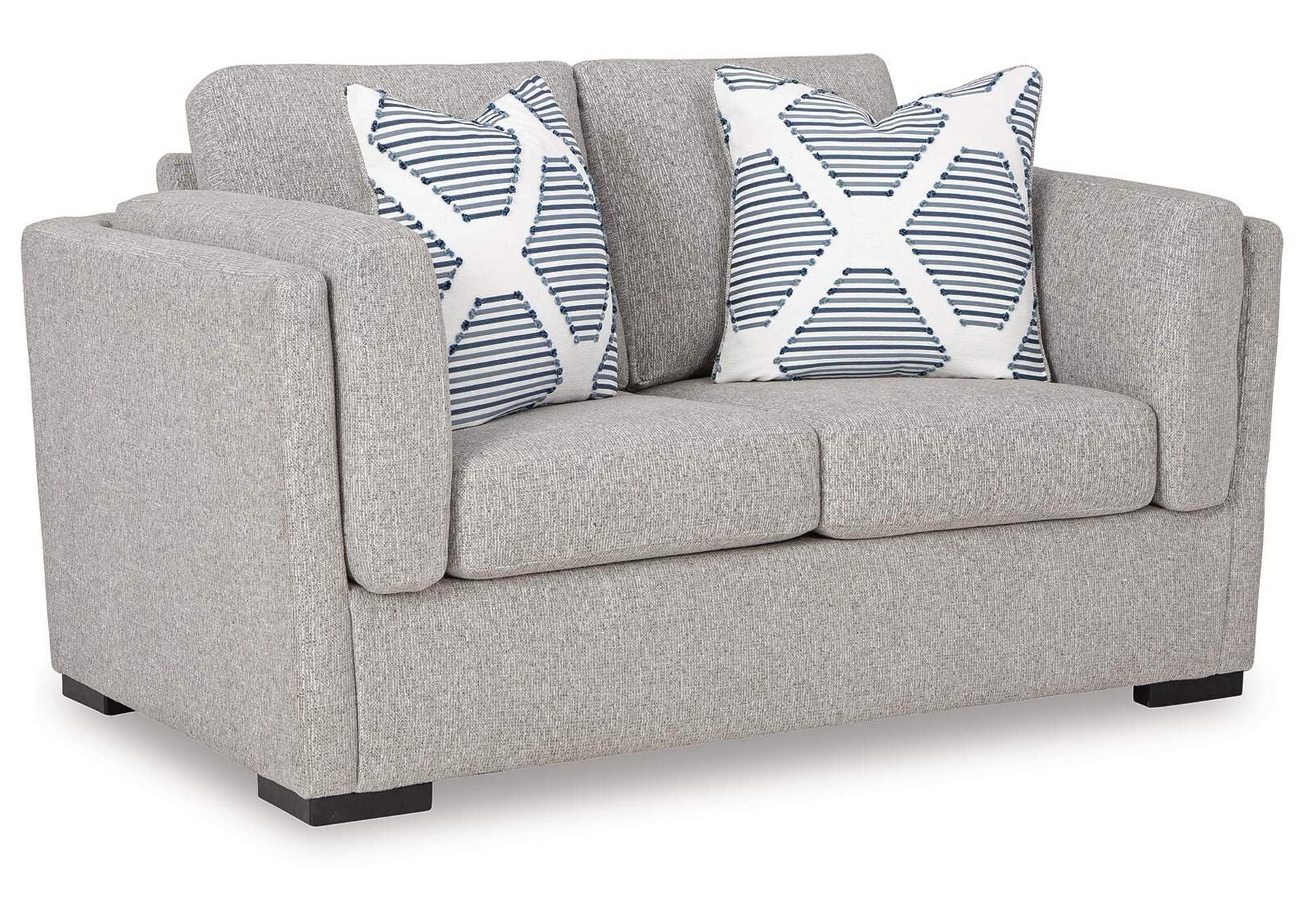 Evansley Loveseat angled view