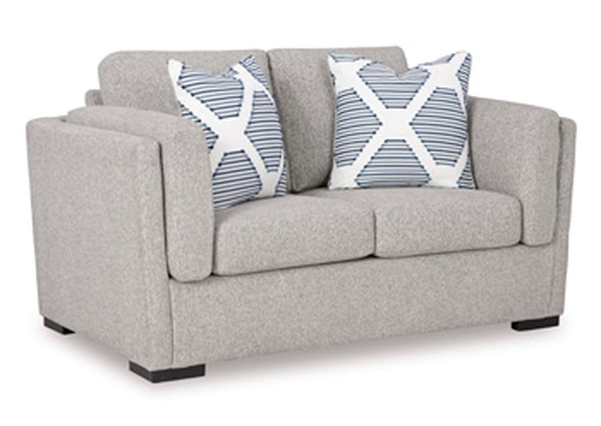 Evansley Loveseat angled view