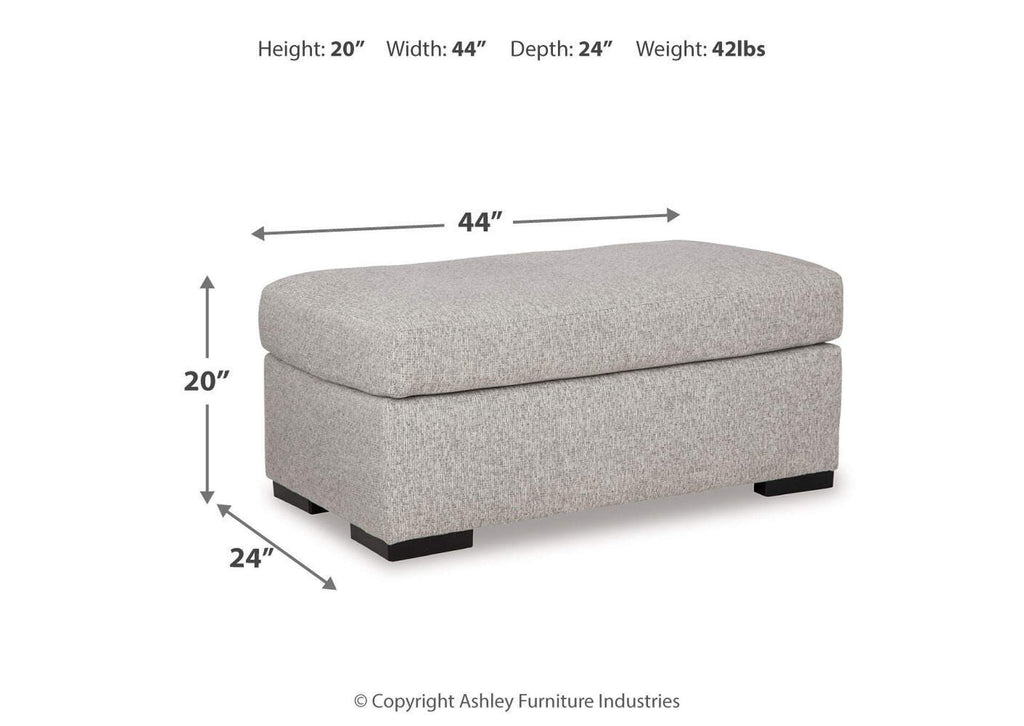 Evansley Chair and Ottoman dimensions