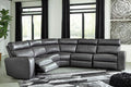Samperstone sectional, 5-Piece Power Reclining Sectional · 120 × 120 × 41 in, view 1