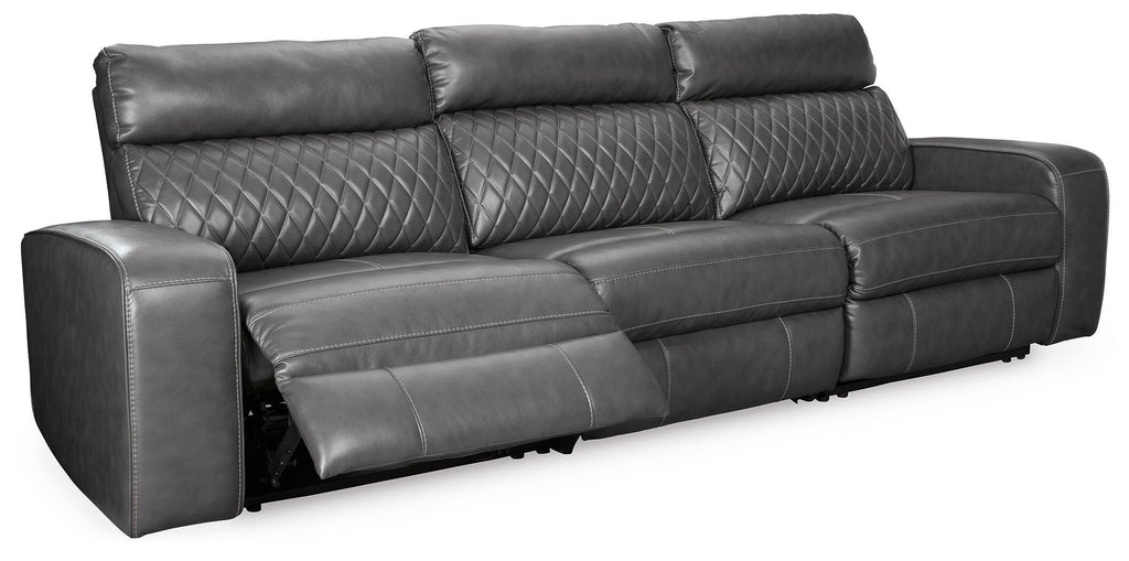 Samperstone sectional, 3-Piece Power Reclining Sectional Sofa · 113 × 38 × 41 in, view 4