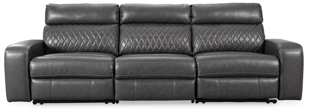 Samperstone sectional, 3-Piece Power Reclining Sectional Sofa · 113 × 38 × 41 in, view 2