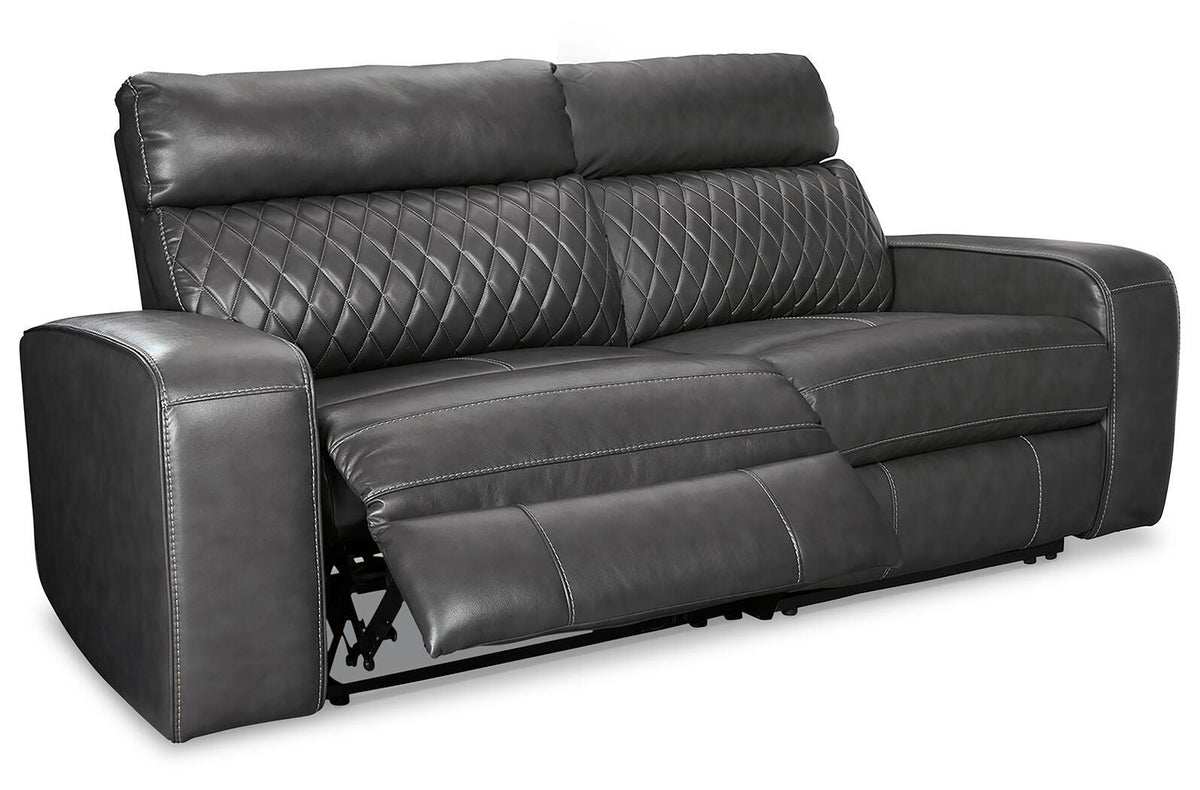 Samperstone sectional, 2-Piece Power Reclining Sectional Loveseat · 82 × 38 × 41 in, view 1