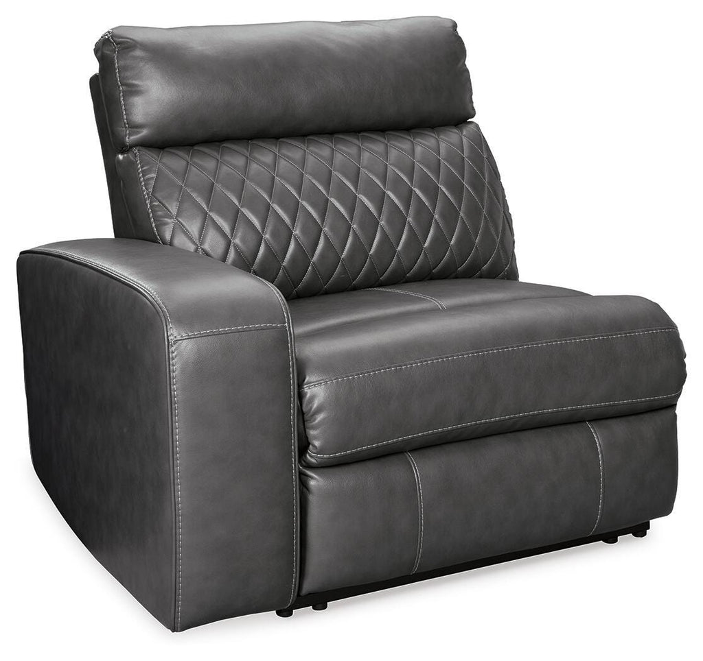 Samperstone sectional, 2-Piece Power Reclining Sectional Loveseat · 82 × 38 × 41 in, view 2