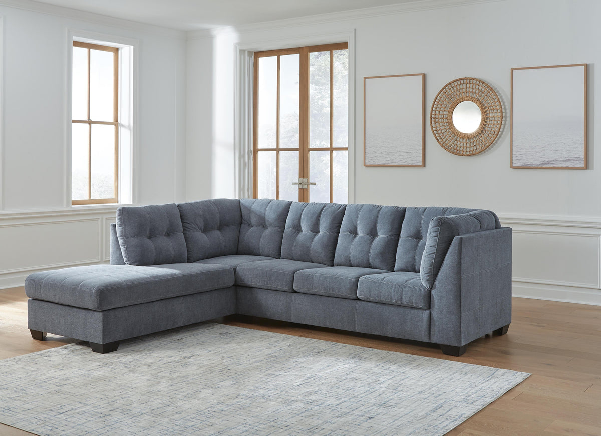 Marleton sectional, 2-Piece Sectional with Chaise · Left-Facing Chaise · 115 × 91 × 38 in, view 2