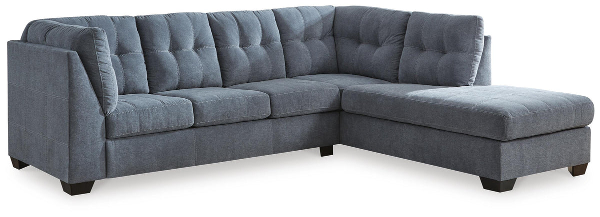 Marleton sectional, 2-Piece Sectional with Chaise · Right-Facing Chaise · 115 × 91 × 38 in, view 1