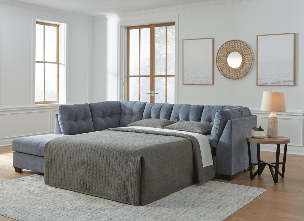 Marleton sectional, 2-Piece Sleeper Sectional with Chaise · Left-Facing Chaise · 115 × 91 × 38 in, view 2