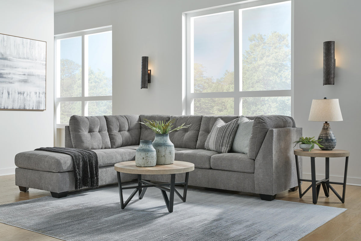 Marleton sectional, 2-Piece Sectional with Chaise · Left-Facing Chaise · 115 × 91 × 38 in, view 4