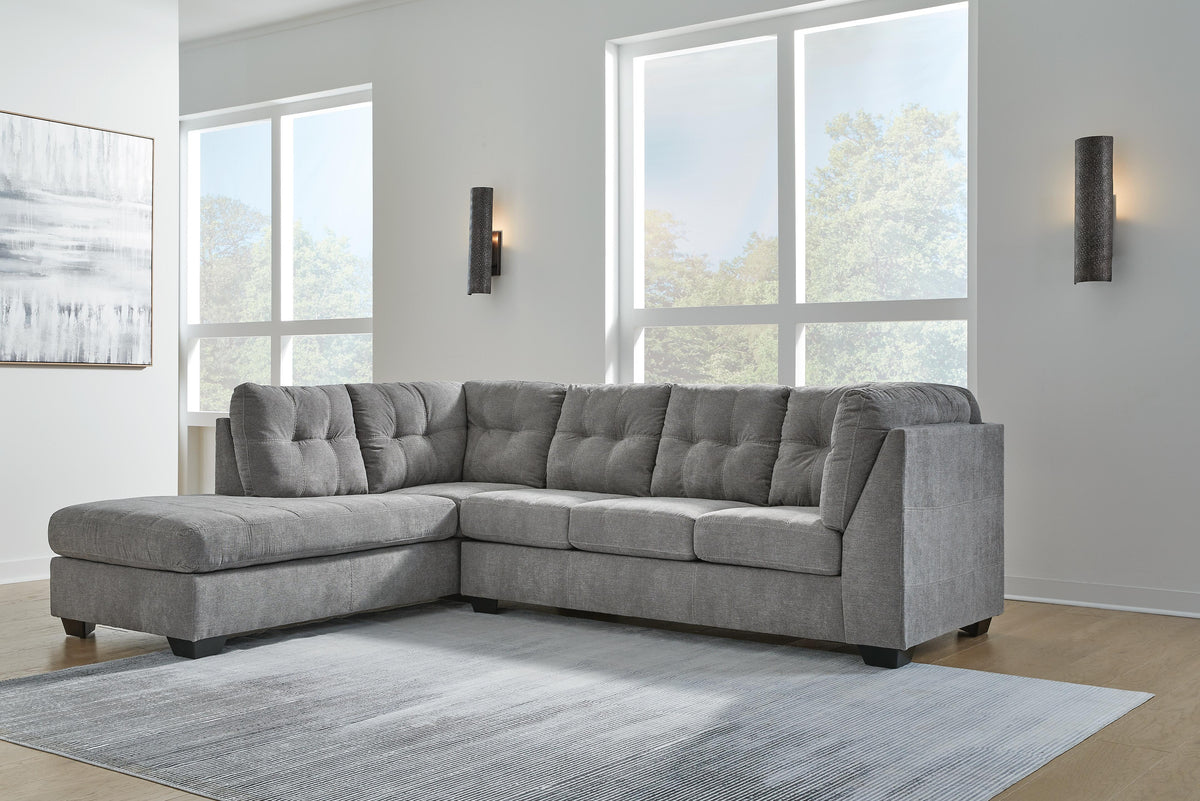 Marleton sectional, 2-Piece Sectional with Chaise · Left-Facing Chaise · 115 × 91 × 38 in, view 2
